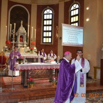 11 martie: Padova: Vizita PS Petru Gherghel la românii catolici