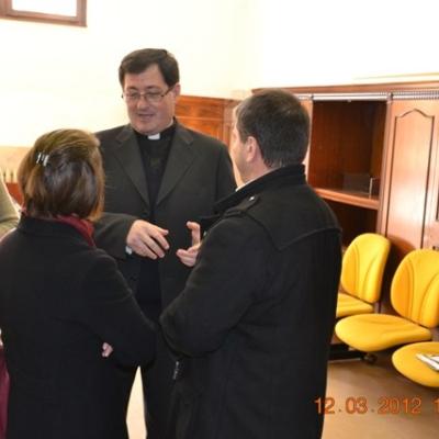 11 martie: Padova: Vizita PS Petru Gherghel la românii catolici