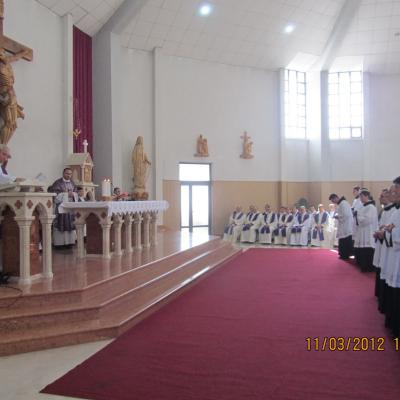 11 martie: Roman: Conferirea ministerului minor al acolitatului