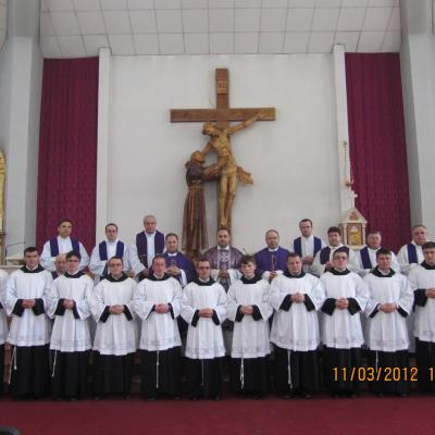 11 martie: Roman: Conferirea ministerului minor al acolitatului