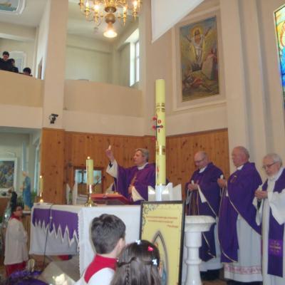 18 martie: Moineşti: Celebrarea de încheiere a misiunilor populare