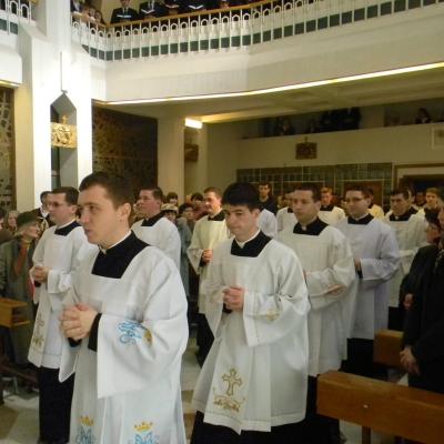 19 martie: Iaşi (ITRC): Hramul Seminarului şi instituirea de lectori şi acoliţi