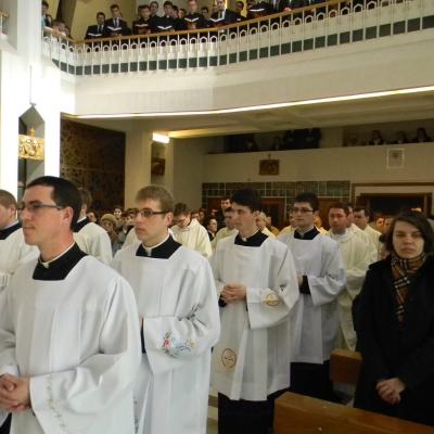 19 martie: Iaşi (ITRC): Hramul Seminarului şi instituirea de lectori şi acoliţi