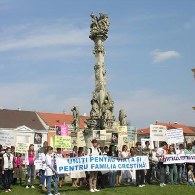 24 martie: Marşul pentru viaţă. Aceeaşi acţiune, acelaşi scop, în oraşe diferite