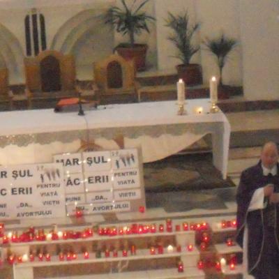 25 martie: Tămăşeni: Marşul tăcerii pentru viaţă