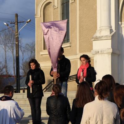 31 martie: Buruieneşti: Calea Crucii