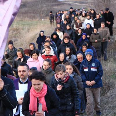 31 martie: Buruieneşti: Calea Crucii
