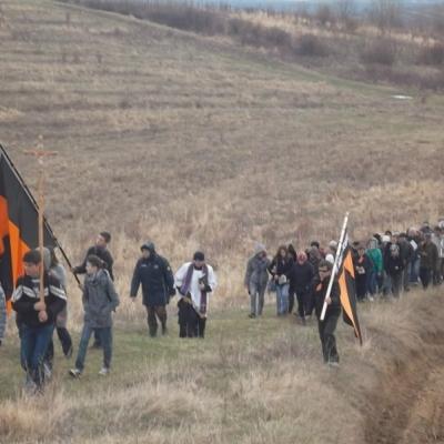 31 martie: Valea Mare: Crucea Asociaţiei Kolping Moldova