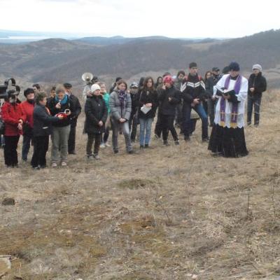 31 martie: Valea Mare: Crucea Asociaţiei Kolping Moldova