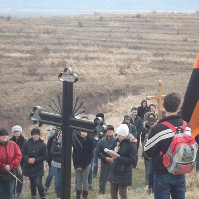 31 martie: Valea Mare: Crucea Asociaţiei Kolping Moldova
