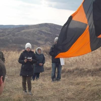 31 martie: Valea Mare: Crucea Asociaţiei Kolping Moldova