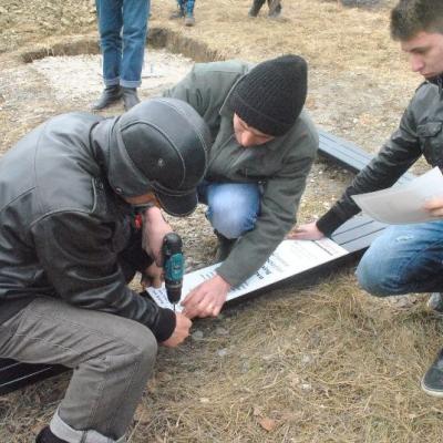 31 martie: Valea Mare: Crucea Asociaţiei Kolping Moldova
