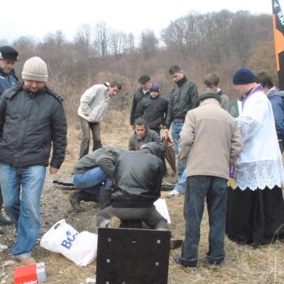31 martie: Valea Mare: Crucea Asociaţiei Kolping Moldova
