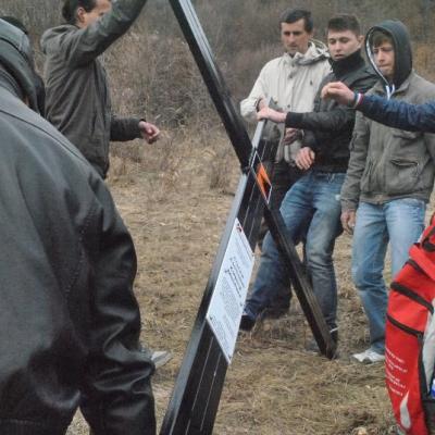 31 martie: Valea Mare: Crucea Asociaţiei Kolping Moldova