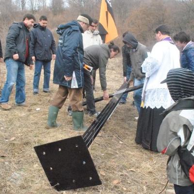 31 martie: Valea Mare: Crucea Asociaţiei Kolping Moldova