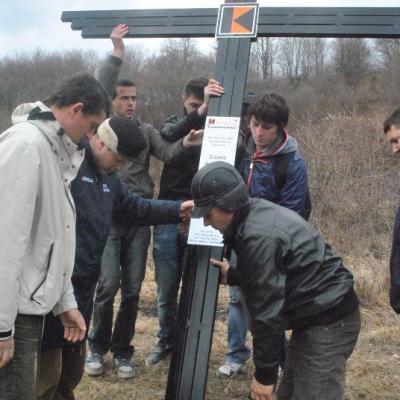 31 martie: Valea Mare: Crucea Asociaţiei Kolping Moldova
