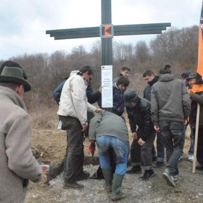 31 martie: Valea Mare: Crucea Asociaţiei Kolping Moldova