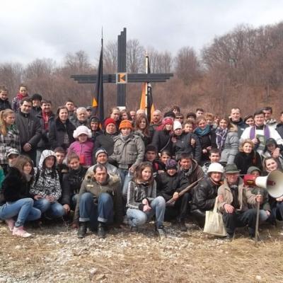 31 martie: Valea Mare: Crucea Asociaţiei Kolping Moldova