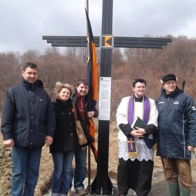 31 martie: Valea Mare: Crucea Asociaţiei Kolping Moldova