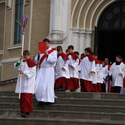 1 aprilie: Buruieneşti: Procesiunea de Florii