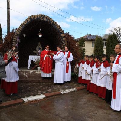 1 aprilie: Buruieneşti: Procesiunea de Florii