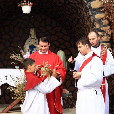 1 aprilie: Buruieneşti: Procesiunea de Florii