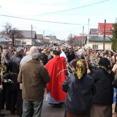 1 aprilie: Buruieneşti: Procesiunea de Florii