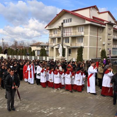 1 aprilie: Buruieneşti: Procesiunea de Florii