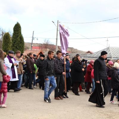 1 aprilie: Buruieneşti: Procesiunea de Florii
