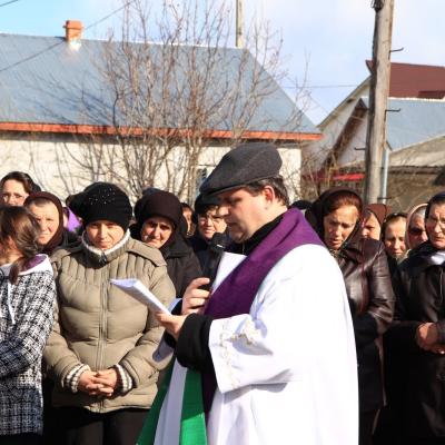 1 aprilie: Buruieneşti: Procesiunea de Florii