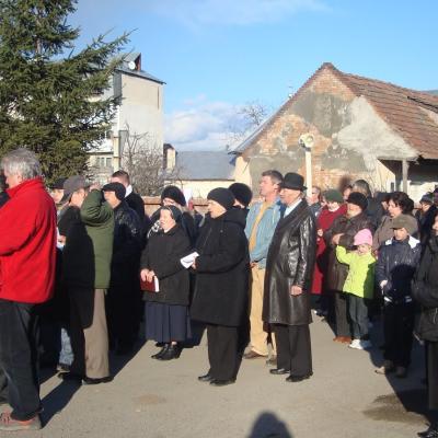 1 aprilie: Târgu Ocna: Procesiune la Calea Sfintei Cruci