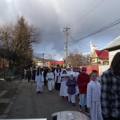 1 aprilie: Târgu Ocna: Procesiune la Calea Sfintei Cruci