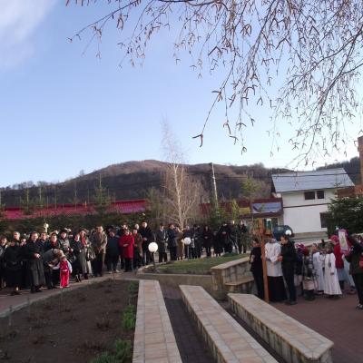 1 aprilie: Târgu Ocna: Procesiune la Calea Sfintei Cruci