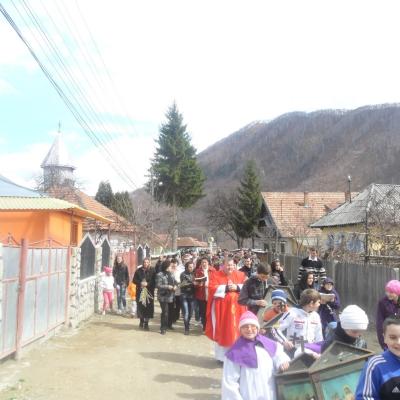 1 aprilie: Bogata: Duminica Floriilor - Ziua tinerilor la nivel parohial