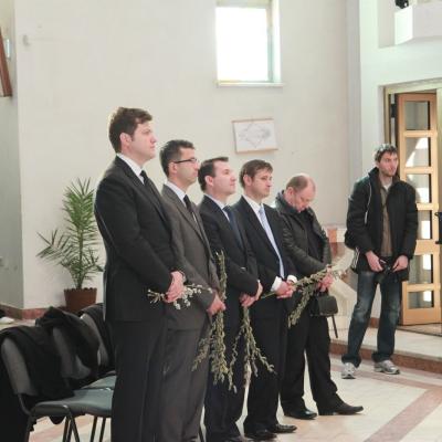 1 aprilie: Bacău: Procesiune de Florii pe străzile oraşului