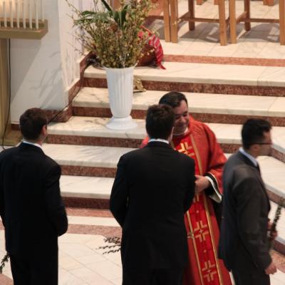 1 aprilie: Bacău: Procesiune de Florii pe străzile oraşului