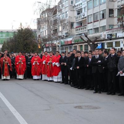 1 aprilie: Bacău: Procesiune de Florii pe străzile oraşului