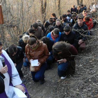 2 aprilie: Iaşi: Calea Sfintei Cruci pe Dealul Cetăţuii