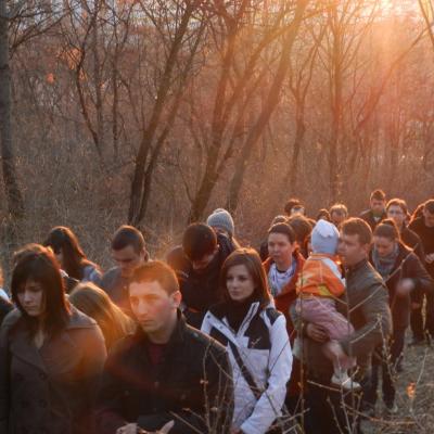 2 aprilie: Iaşi: Calea Sfintei Cruci pe Dealul Cetăţuii
