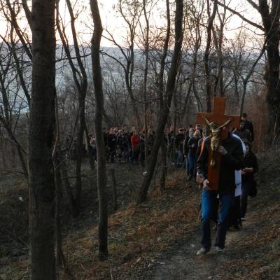 2 aprilie: Iaşi: Calea Sfintei Cruci pe Dealul Cetăţuii