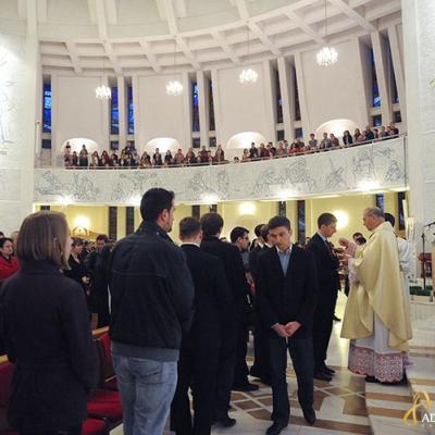 5 aprilie: Iaşi: Liturghia Cinei Domnului. Foto: Adrian Cuba