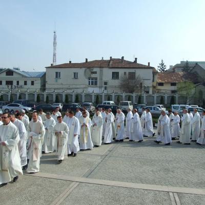 5 aprilie: Iaşi: Liturghia crismei