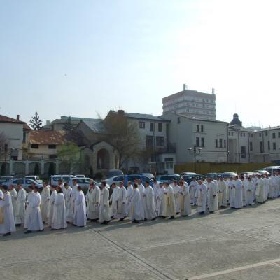 5 aprilie: Iaşi: Liturghia crismei