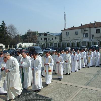 5 aprilie: Iaşi: Liturghia crismei
