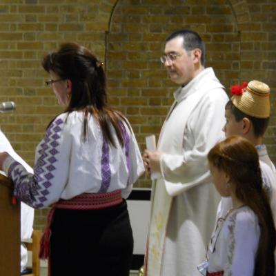 12-19 aprilie: Londra: PS Aurel Percă în vizită pastorală la românii catolici