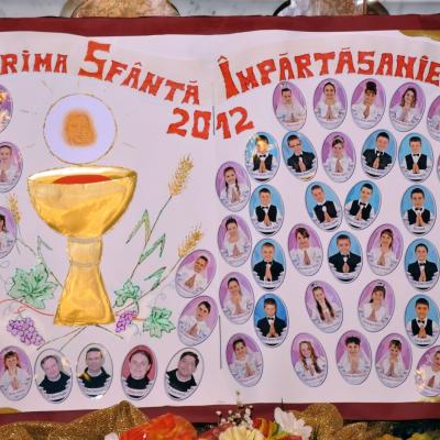 15 aprilie: Luizi-Călugăra: Prima Sfântă Împărtăşanie