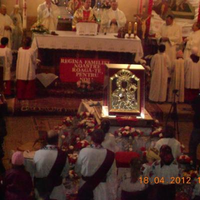 15-18 aprilie: Călugăreni: "Peregrinatio Mariae"