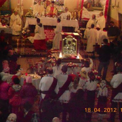 15-18 aprilie: Călugăreni: "Peregrinatio Mariae"