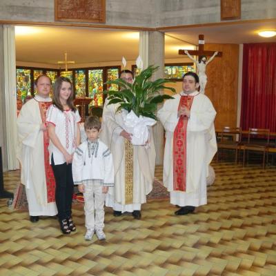1 mai: Pordenone: Sărbătoare în comunitatea catolică română