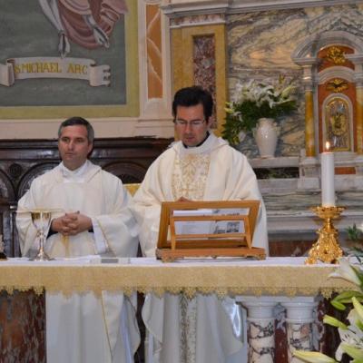 1 mai: Gransasso (Italia): Pelerinaj al unui grup de tineri români din Roma la sanctuarul "Sfântul Gabriel al Maicii Indurerate"